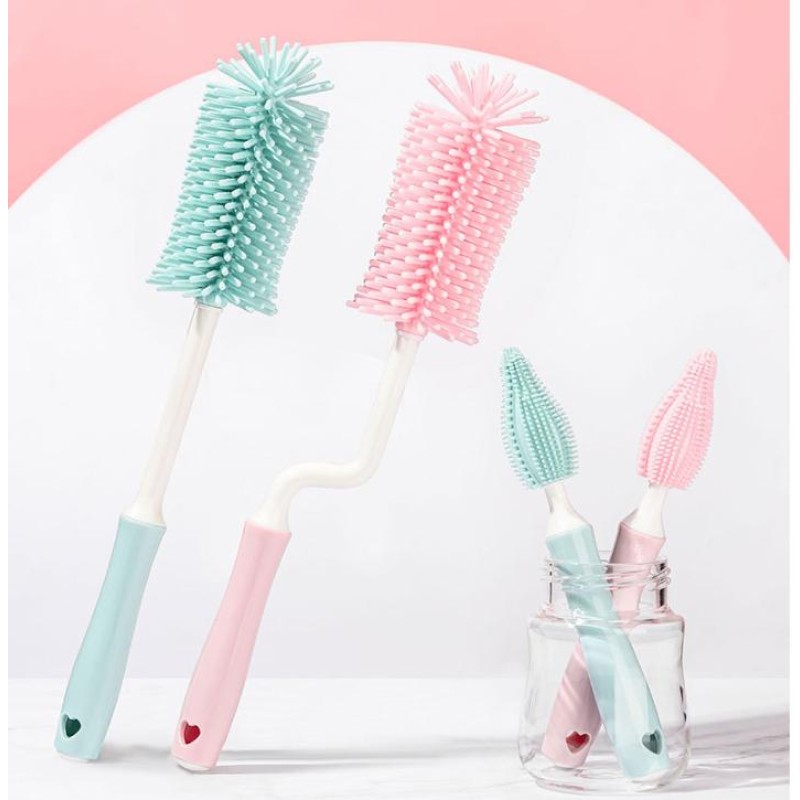 Bottle Brush Set - Silicone Pacifier Cleaner