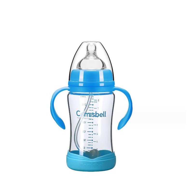 Glass Baby Bottle - Borosilicate Wide Neck