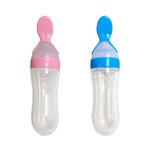 Baby silicone squeeze bottle