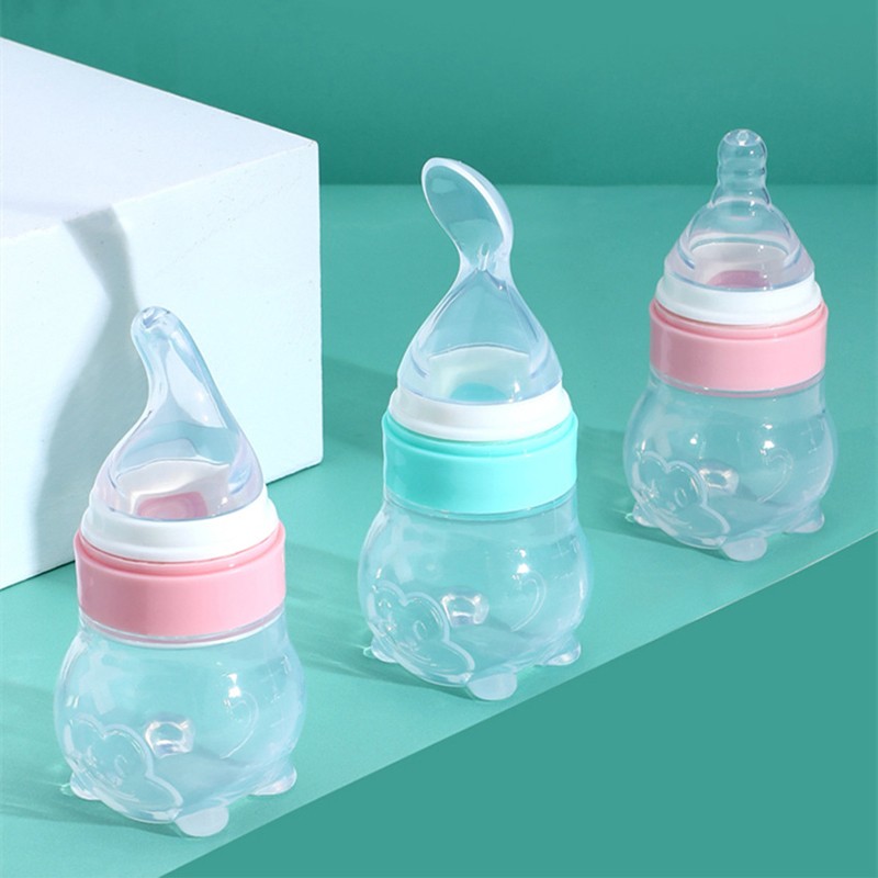Food Feeding Bottle - Eco-friendly Silicone
