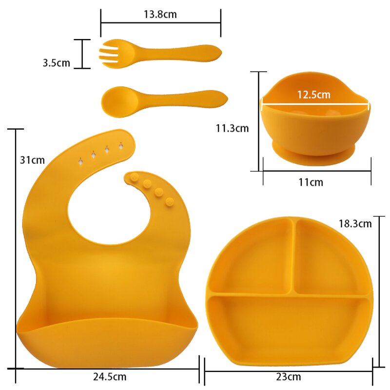 Baby Dinnerware Set - BPA Free Luxury