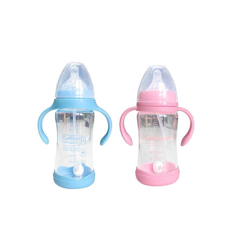 Glass Baby Bottle - Borosilicate Wide Neck