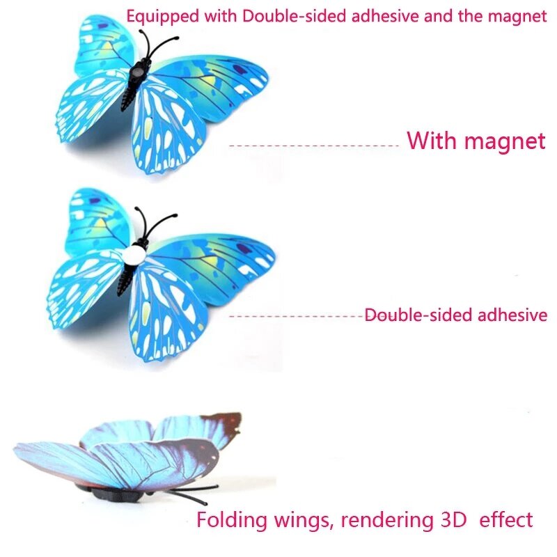 Garden Stakes - 3D Butterfly Decor