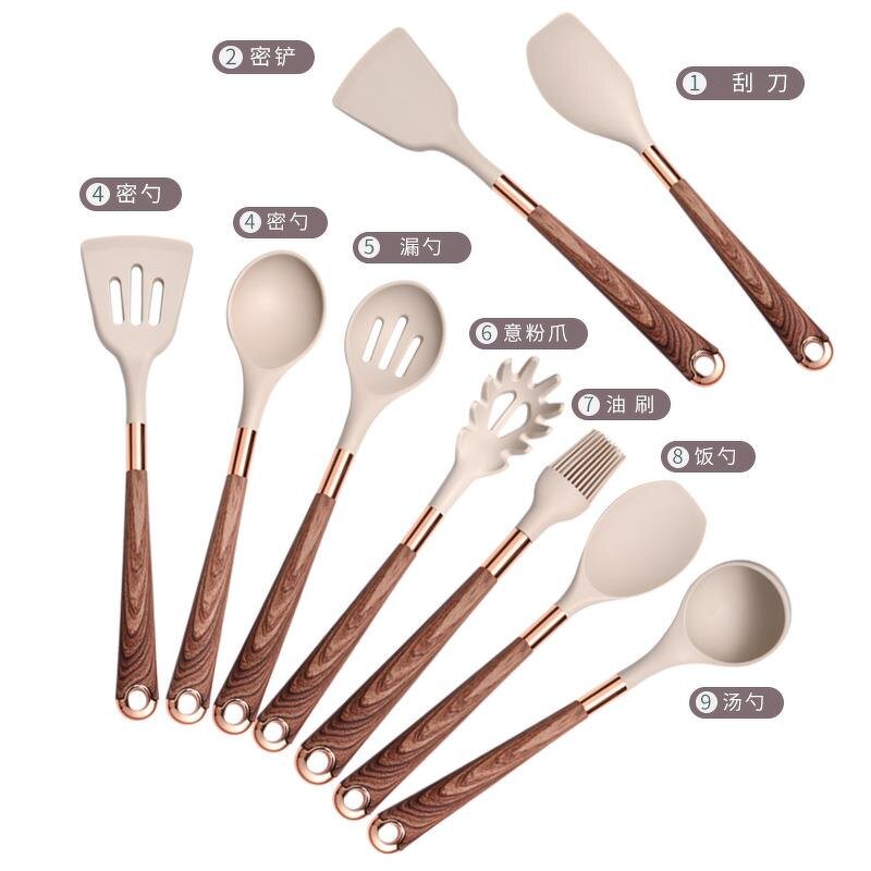 Kitchen Utensils - Silicone Non-stick Set