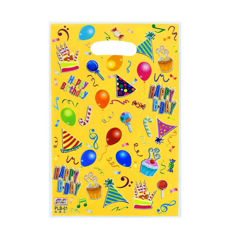 Gift Bags - Printed Plastic Party Favor