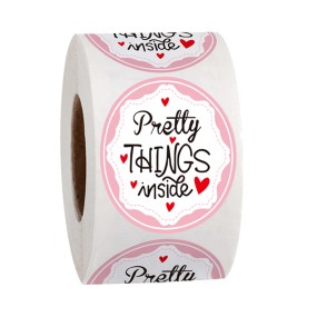 Round Stickers - Pretty Things Inside