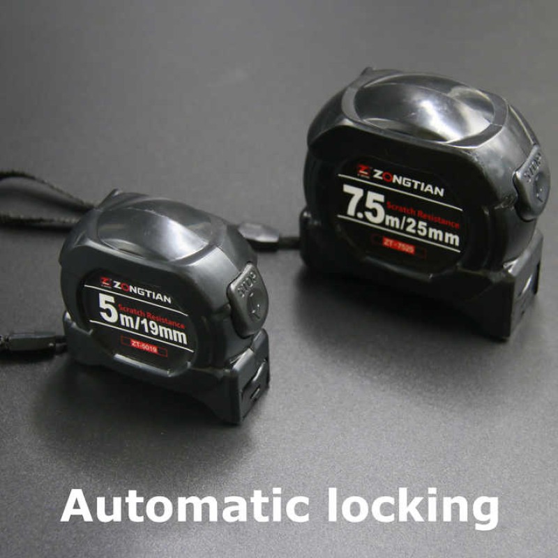 Steel Tape Measure - Black Gold Frosted