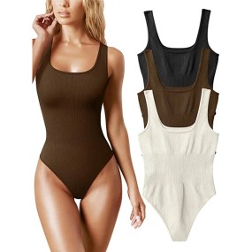 Bodysuit Shapewear - Ribbed Tummy Control OEM