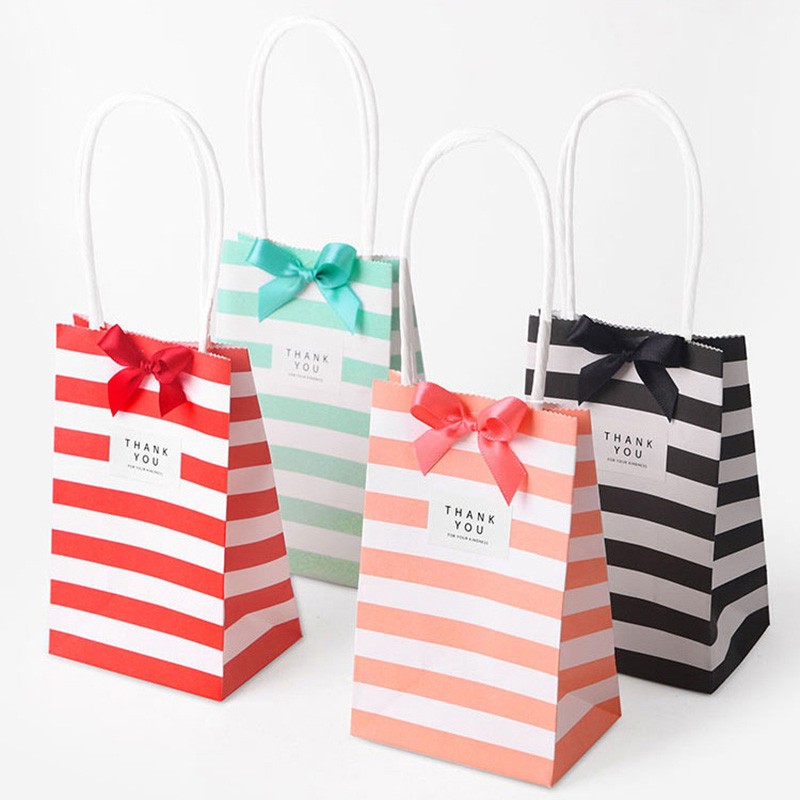 Paper Gift Bag - Kraft Candy Cookie Packaging