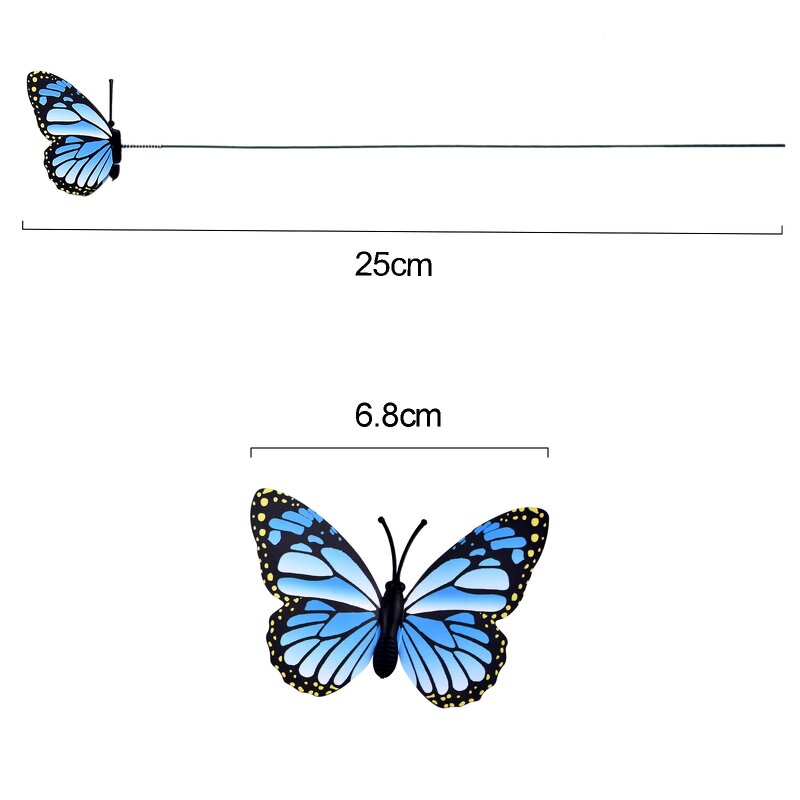 Garden Stakes - 3D Butterfly Decor