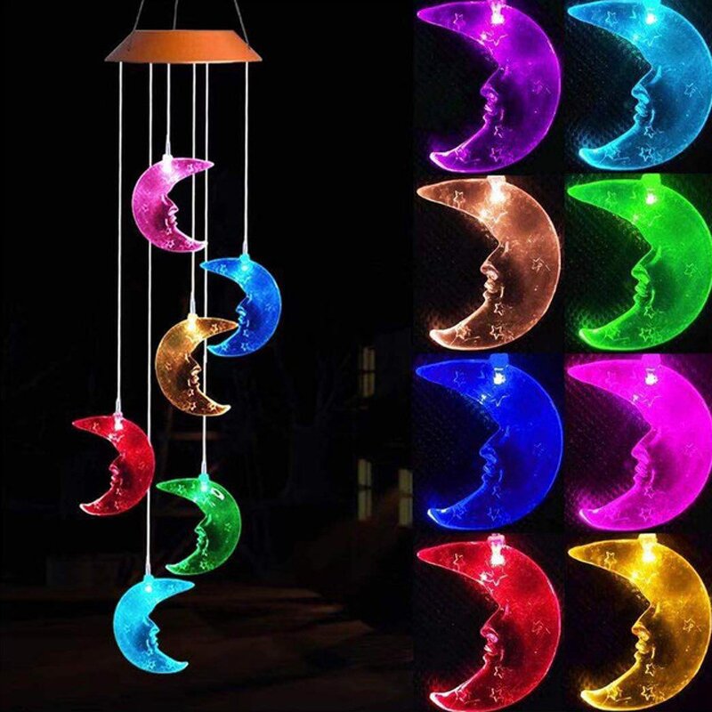 Wind Chime - Solar Power Color Changing