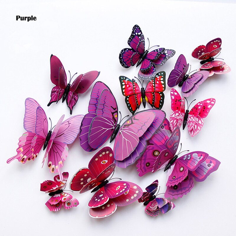 Garden Stakes - 3D Butterfly Decor