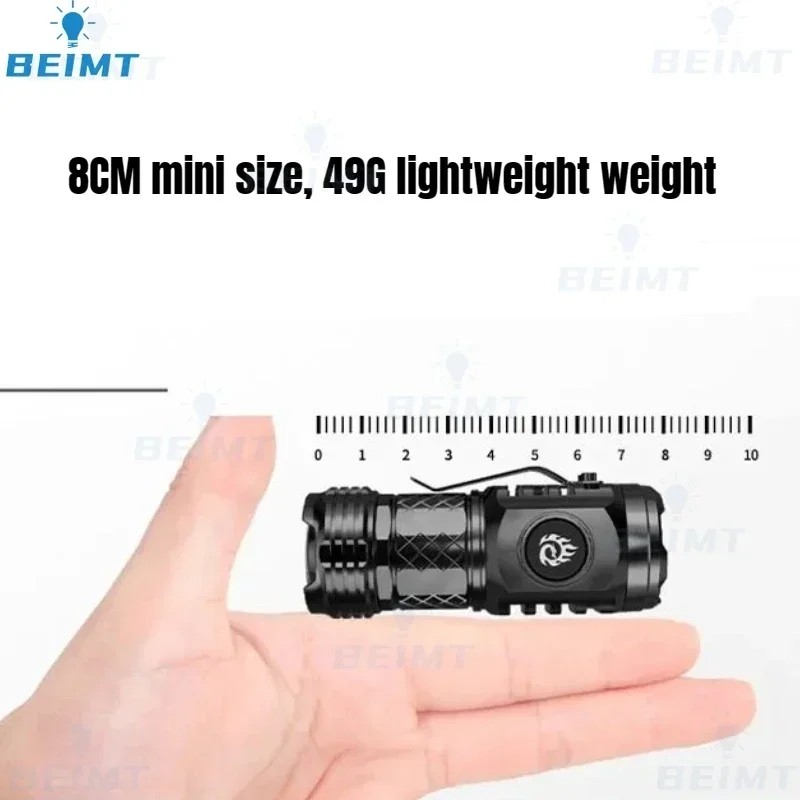 Tactical Flashlight - USB Rechargeable Pen Clip