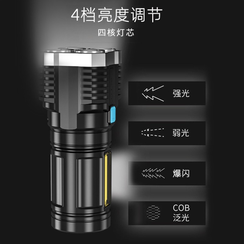 Mini Flashlight - XP-G Q5 Rechargeable