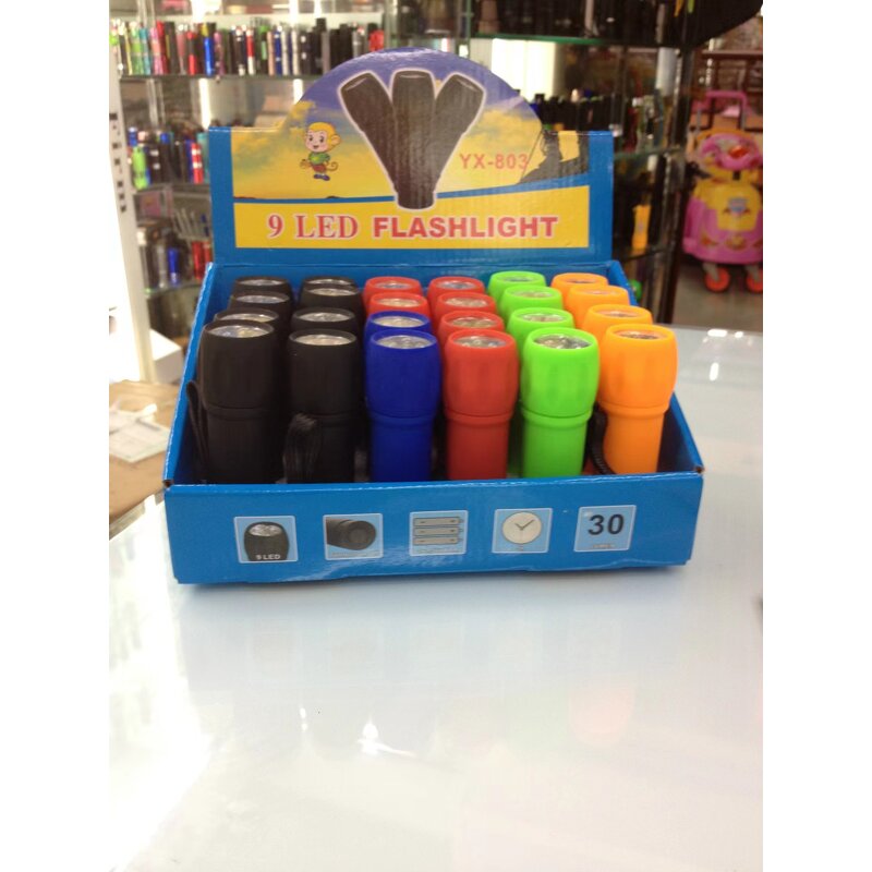 Mini Flashlight - 9LED Battery Powered