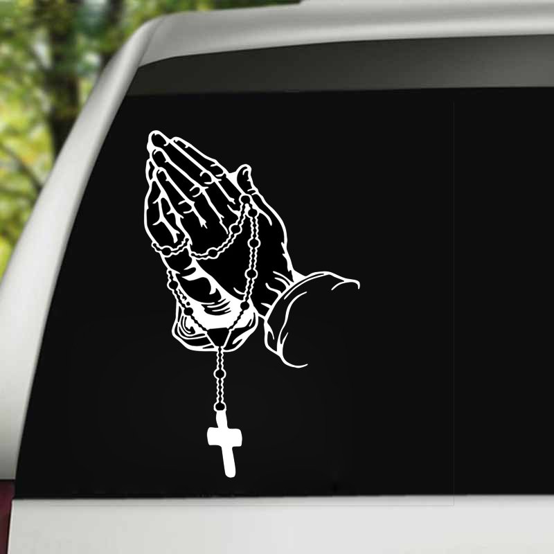 Car Sticker - Prayer Gesture Laser