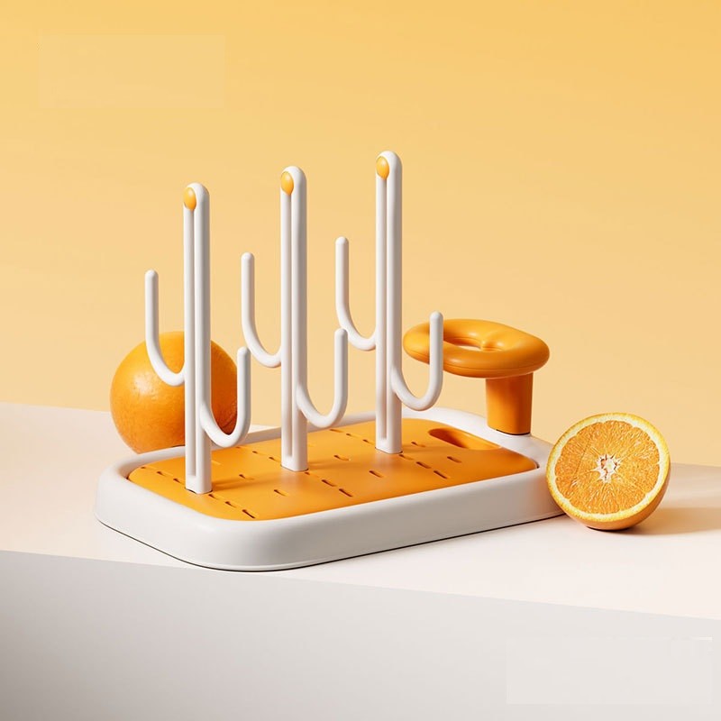 Plastic Cup Drying Rack Supplier - OEM BPA Free Shelf Holder Stand