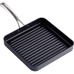 Aluminum Nonstick Grill Pan Manufacturer - OEM 11x11 Inch Hard Anodized