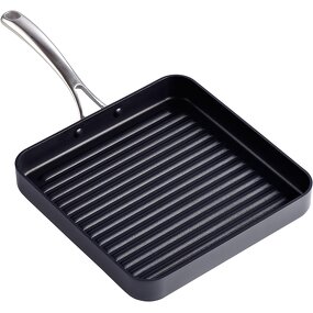 Aluminum Nonstick Grill Pan Manufacturer - OEM 11x11 Inch Hard Anodized