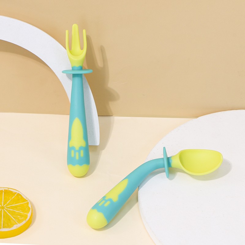 Baby Forks and Spoons Manufacturer - OEM Bendable Independent Eating Set