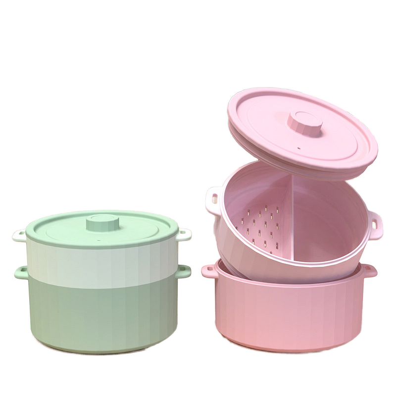 Silicone Microwave Steamer Supplier - OEM Large Capacity Heat Resistant Bowl