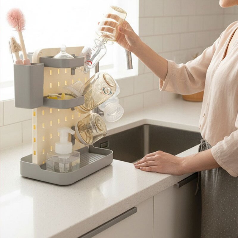 Bottle Drying Rack Supplier - OEM Multi-Functional Detachable DIY Holder