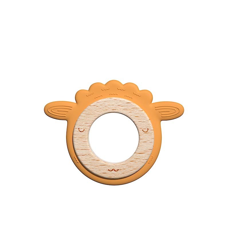 Baby Teether Supplier - OEM BPA Free Soft Toy Sheep Gum Easy Grip