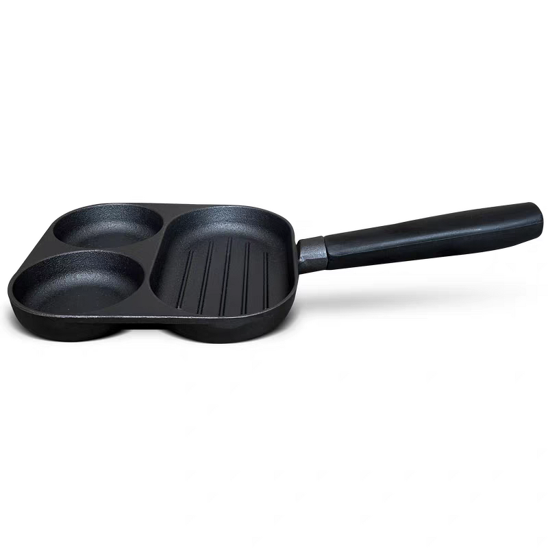Cast Iron Frying Pan Manufacturer - OEM Non-stick Egg Pan Induction Cooktops