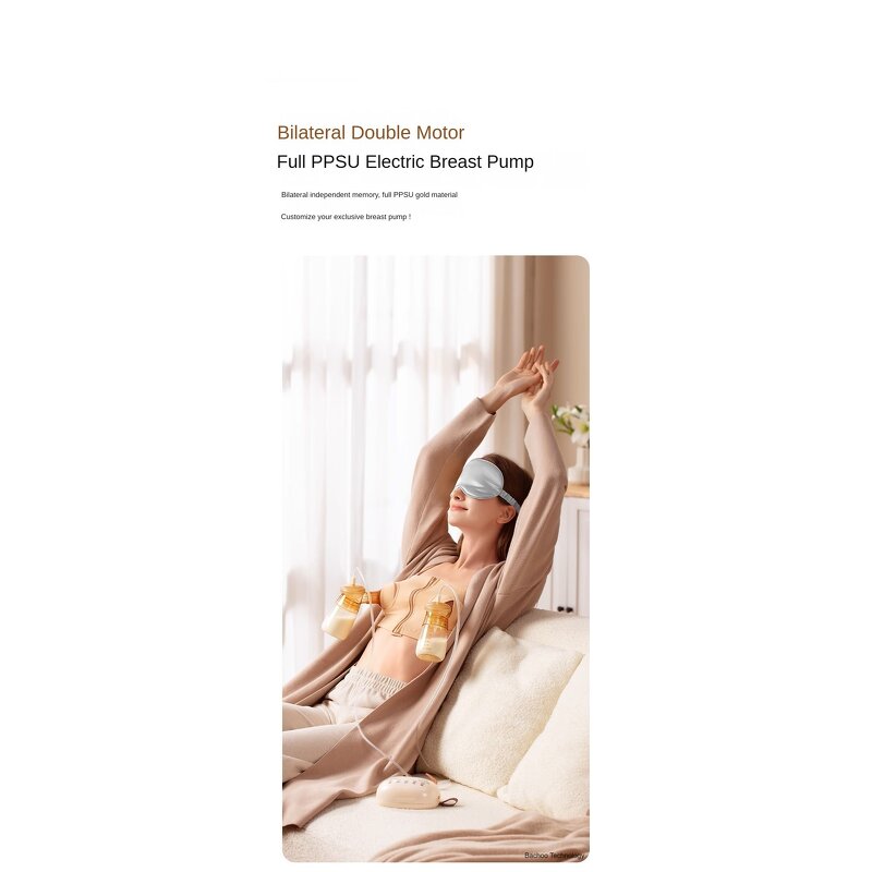 Double Breast Pump Set Manufacturer - OEM Portable Electric with PPSU Bottles