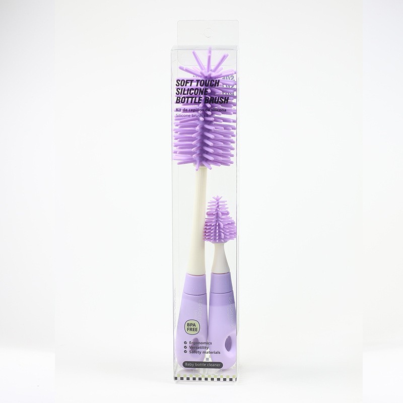 Silicone Baby Bottle Brush Manufacturer - OEM Durable Nipple Brush Various Colors