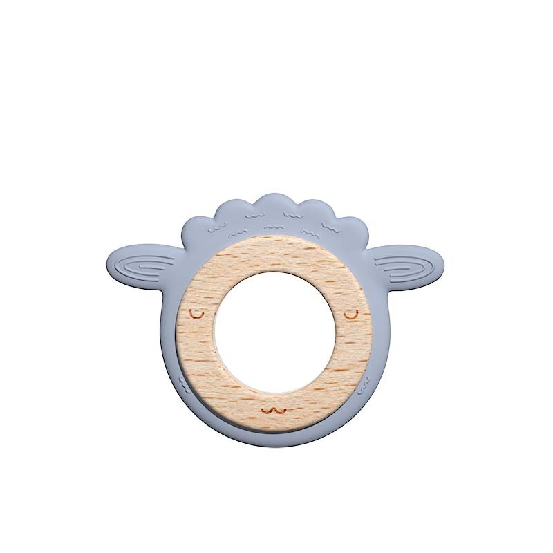 Baby Teether Supplier - OEM BPA Free Soft Toy Sheep Gum Easy Grip