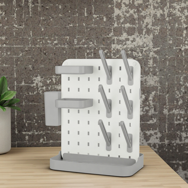 Vertical Drain Rack Manufacturer - OEM Double Sided Large Space PP