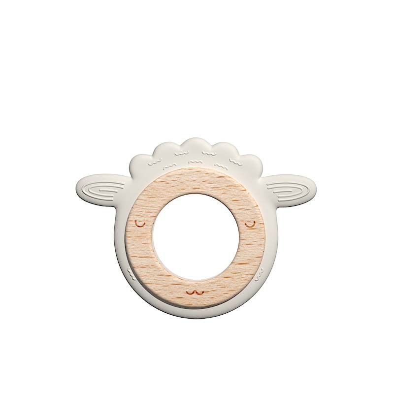 Baby Teether Supplier - OEM BPA Free Soft Toy Sheep Gum Easy Grip