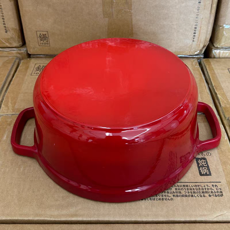 Enameled Cast Iron Dutch Oven Manufacturer - OEM Red Cookware Set Oven Safe