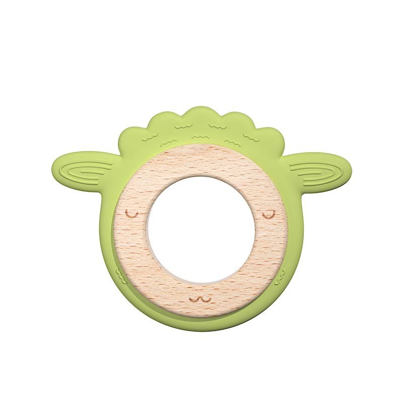 Baby Teether Supplier - OEM BPA Free Soft Toy Sheep Gum Easy Grip