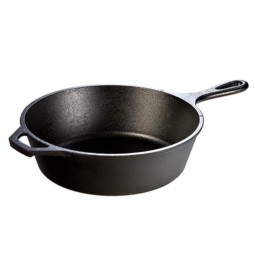Cast Iron Deep Skillet Manufacturer - OEM 3 Quart Pre Seasoned Teardrop Handle