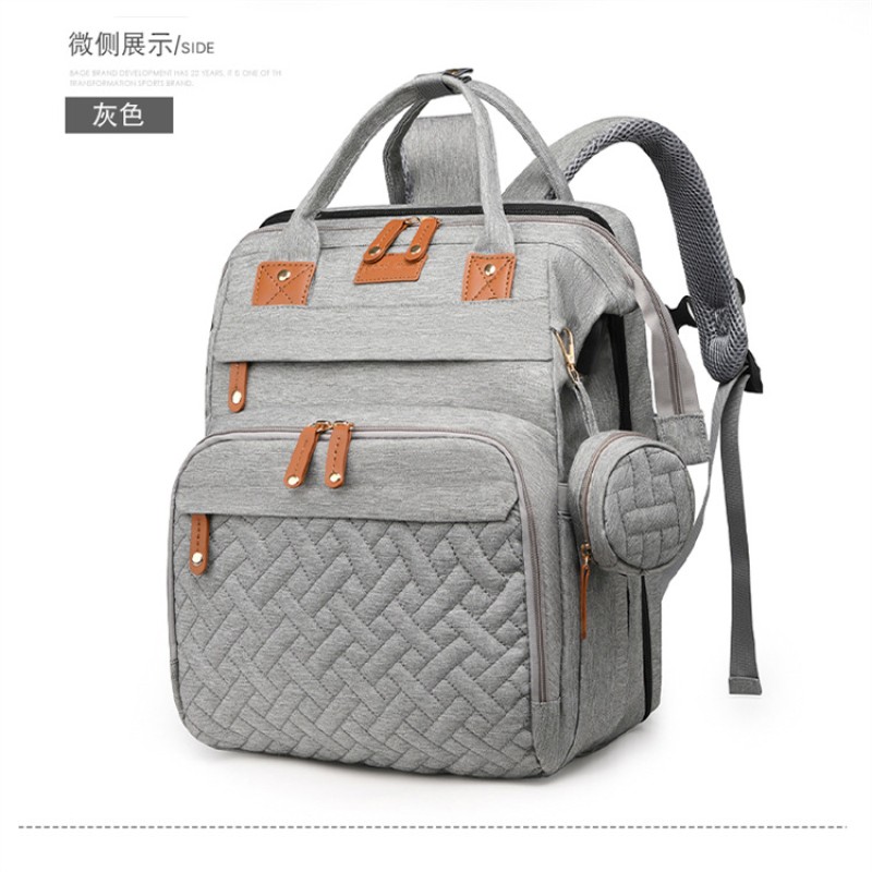 Mommy Bag Supplier - OEM Larger Capacity Fashionable Diaper Backpack