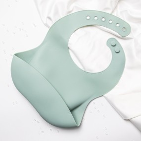 Silicone Baby Bibs Supplier - OEM Multi-Color Cute with Snap Button