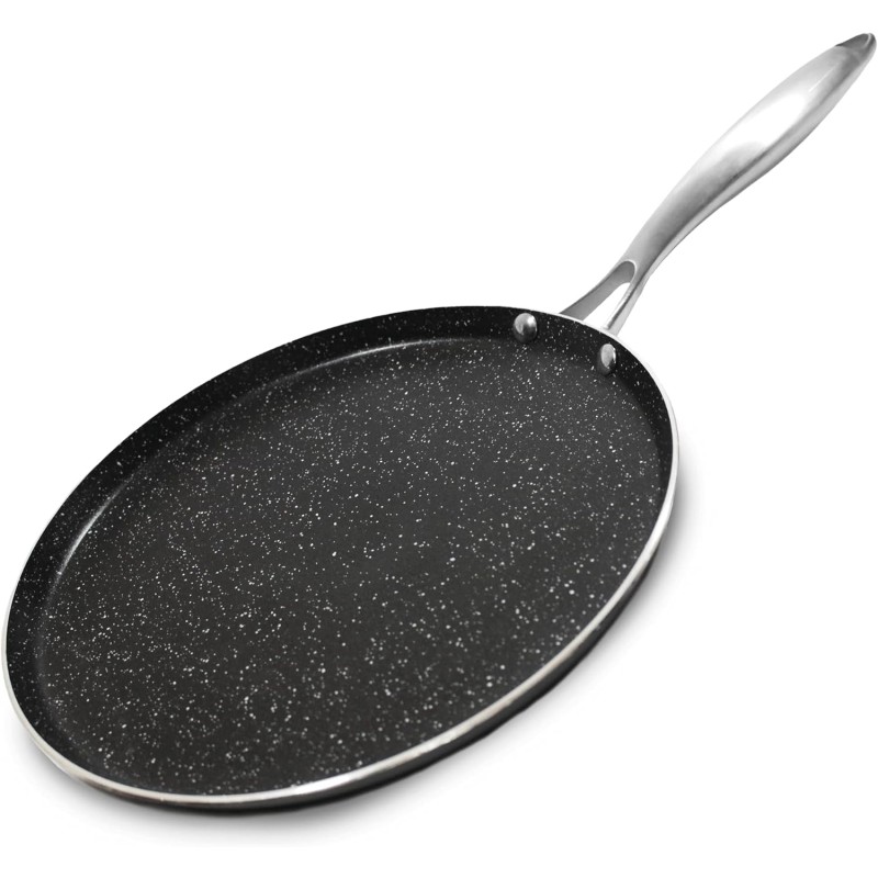 Aluminum Griddle Pan Supplier - OEM Triple Layer Ceramic Nonstick Induction