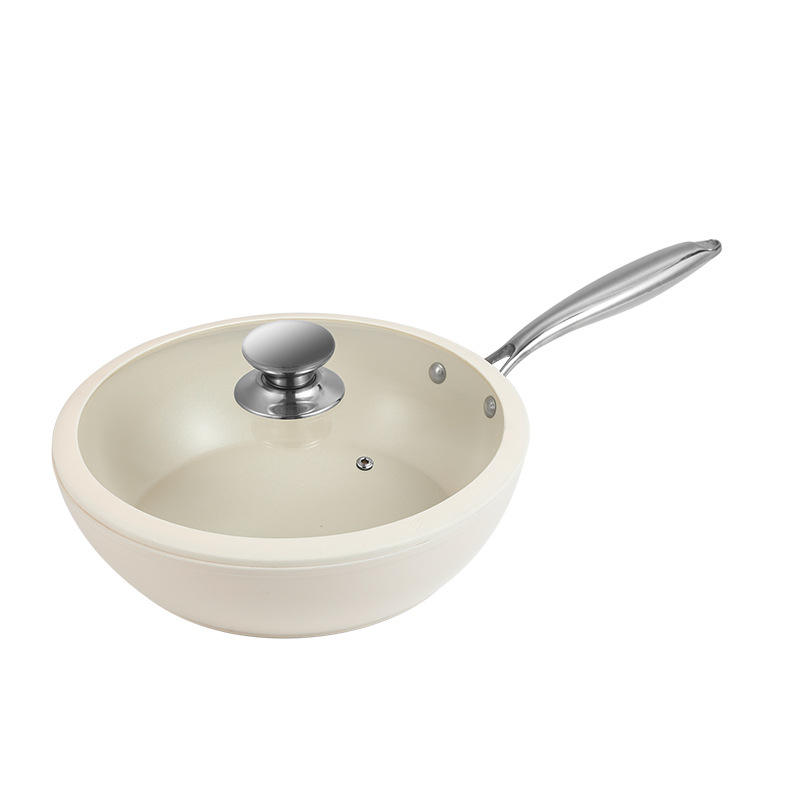 Titanium Ceramic Wok Supplier - OEM Non Stick Frying Pan PFOA Free
