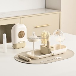 Travel Bottle Brush Set Manufacturer - OEM New Cleaning Kit Silicone Drying Rack