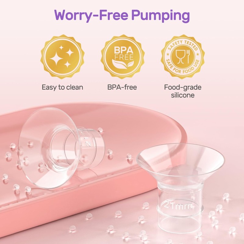 Breast Pump Insert Kit Manufacturer - OEM BPA Free Silicone Flange Sizing