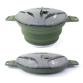 Silicone Collapsible Cooking Pot Supplier - OEM Portable Travel Camp Kitchen