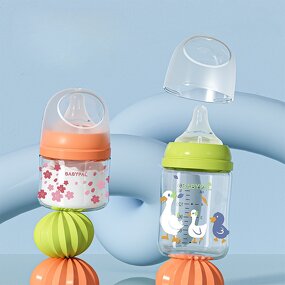 Anti-Colic Baby Bottle Manufacturer - OEM Wide Neck BPA Free Glass Cartoon