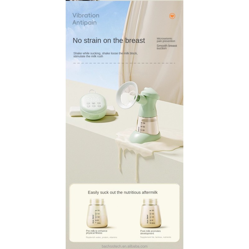 Double Sided Electric Breast Pump Manufacturer - OEM Innovative Super Quiet BPA Free