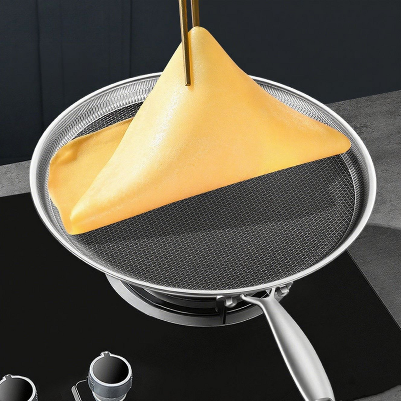 Tri-ply Omelette Pan Manufacturer - OEM 11Inch Stainless Steel Induction