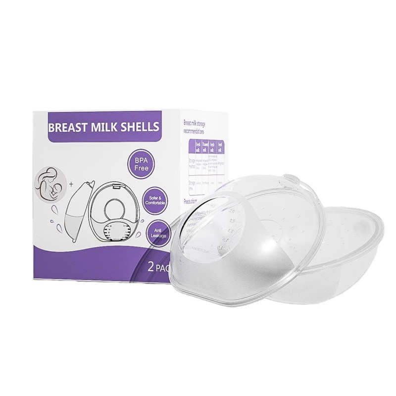 Reusable Milk Collector Supplier - OEM 2 Pack BPA Free Protective Breast Shells