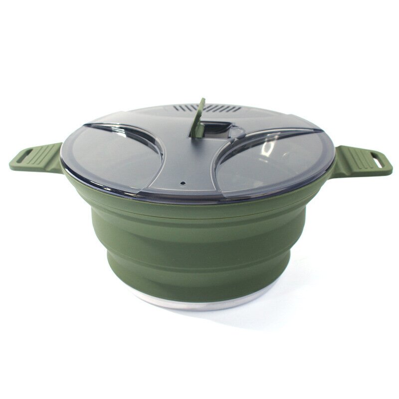 Silicone Collapsible Cooking Pot Supplier - OEM Portable Travel Camp Kitchen