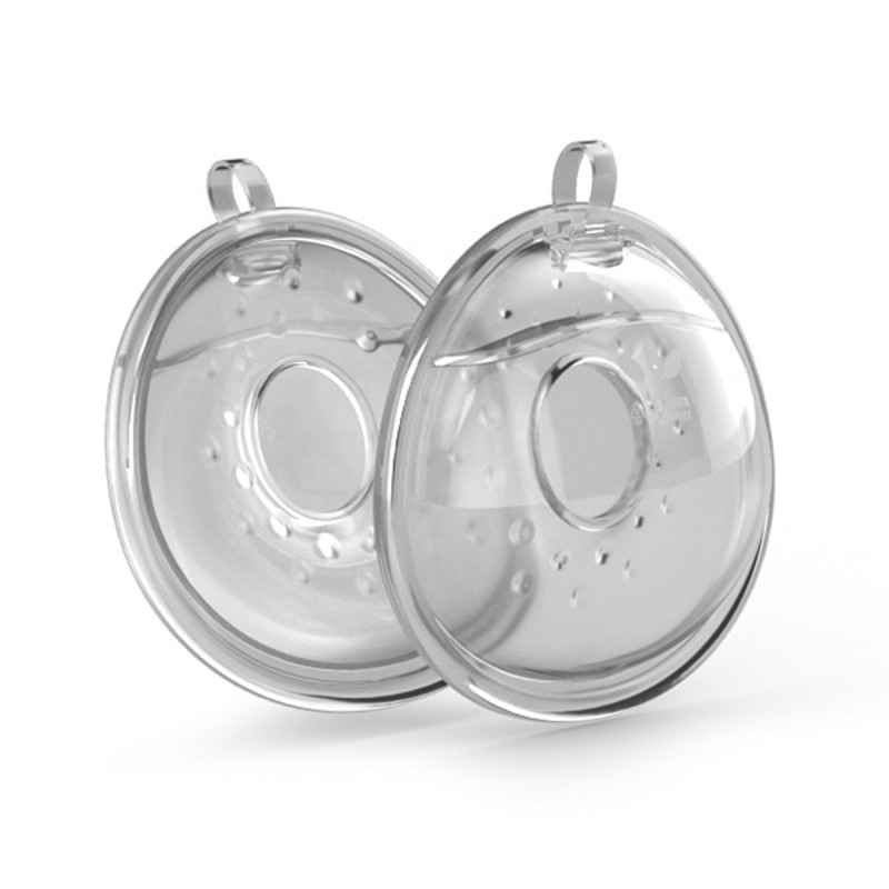 Reusable Breast Milk Collector Supplier - OEM 2PK Set Food Grade PP Silicone Cup