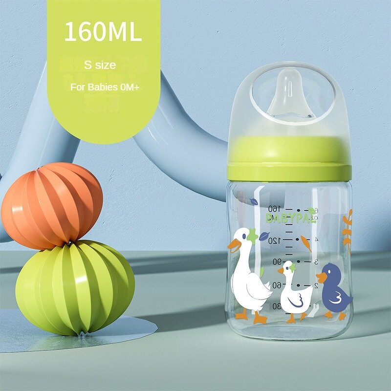 Anti-Colic Glass Bottle Manufacturer - OEM BPA Free 160ml 80ml Newborn